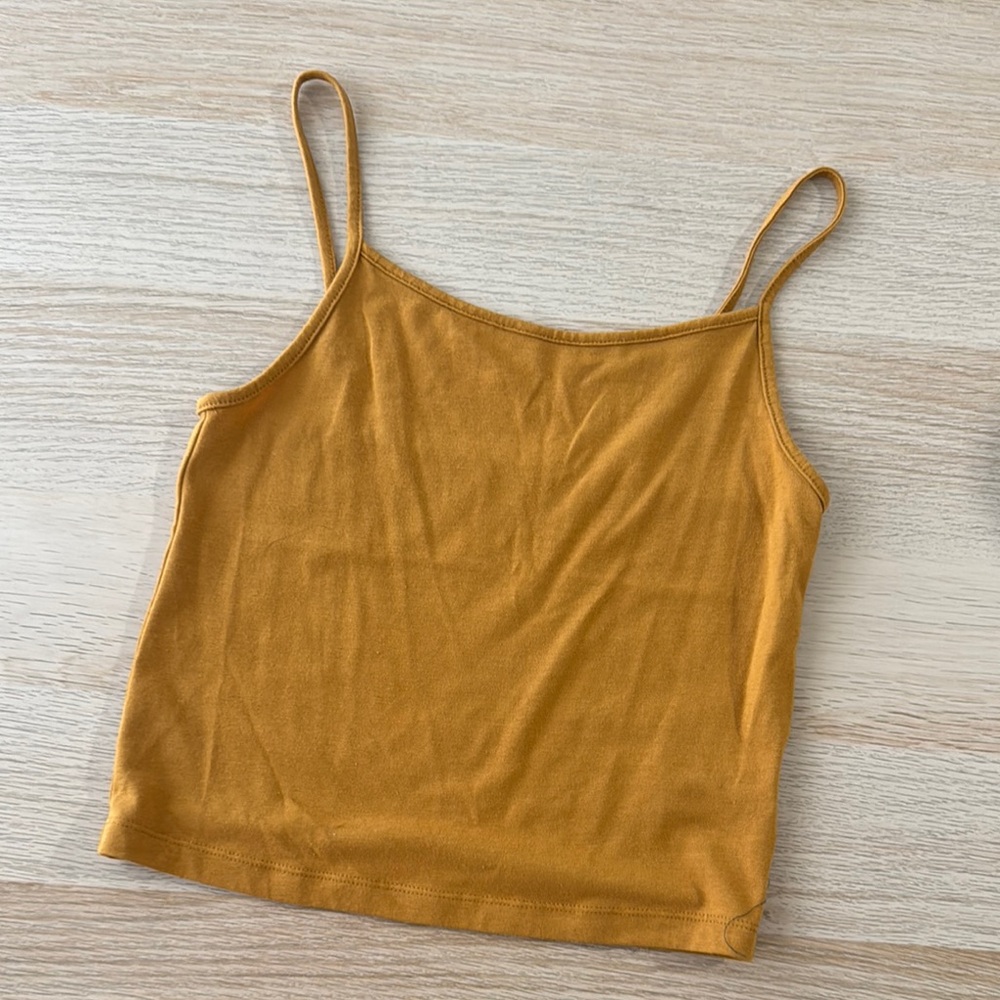 Wild Fable Mustard Spaghetti Strap Top